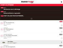 Tablet Screenshot of mobile.paris-turf.com